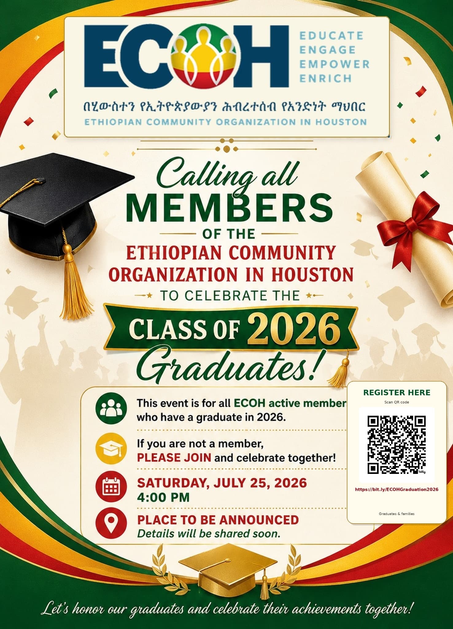 ECOH Class of 2026 Graduation Celebration